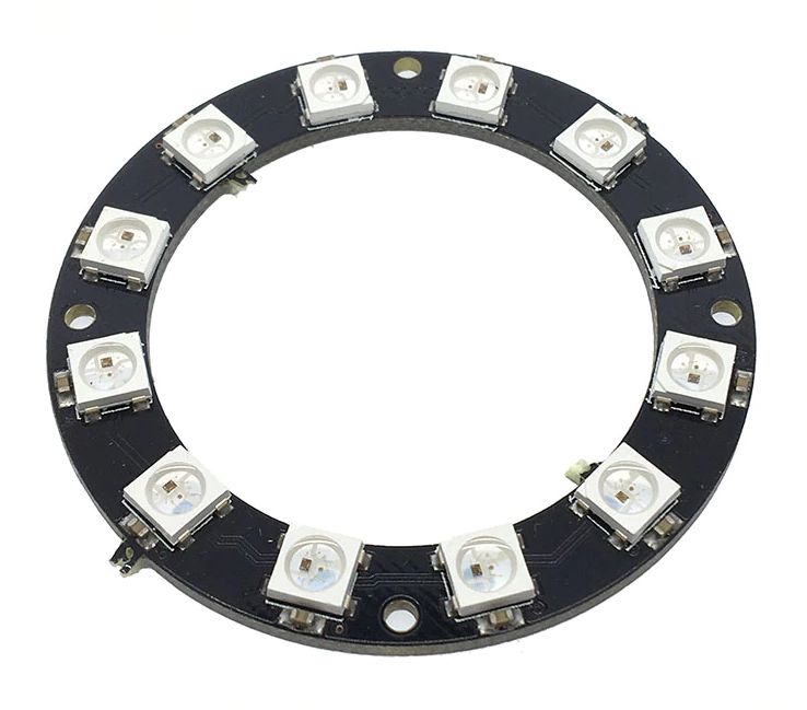 RGB LED module 12-bit cirkel met WS2812 chip (NeoPixel)